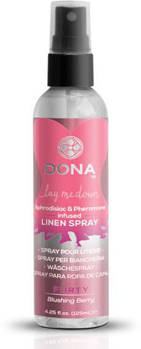 Освежающий спрей для белья System JO DONA Flirty Blushing Berry JO40512 (125 мл)