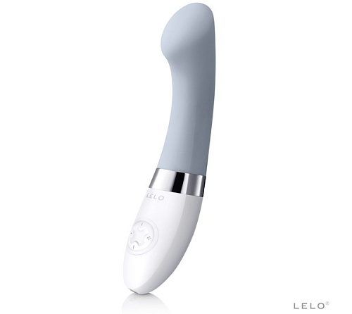 Серый вибромассажёр Lelo Gigi 2 Cool Gray LEL7886