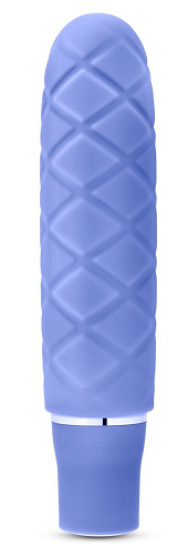 Ребристый сиреневый вибратор Blush Novelties Cozi Mini BL-42923 (12 см)