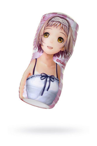 Нереалистичный мастурбатор белого цвета Enjoy toys MATTARI SOFT ET-01