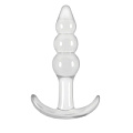 Прозрачная анальная пробка NS Novelties Jelly Rancher T-Plug Ripple NSN-0451-31 (11 см)