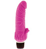 Розовый вибратор с лепестками у основания Dream Toys PURRFECT SILICONE CLASSIC 7INCH PINK 20775 (18 см)