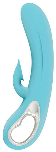 Нежно-голубой вибратор Lola toys Love story Gone with the wind of pleasure 3002-02Lola (21 см)