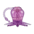 Фиолетовый вибростимулятор в виде осьминога White Label МС01030005pur