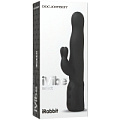 Чёрный хай-тек вибромассажер Doc Johnson iVibe Select iRabbit 6027-02-BX (26 см)
