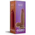 Телесный фаллоимитатор с присоской EGZO Mad Lipstick DS004 (16,5 см)