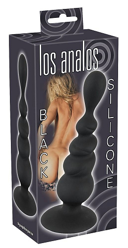 Чёрный анальный стимулятор с удлинённым кончиком Orion Los Analos 0516015 (13 см)