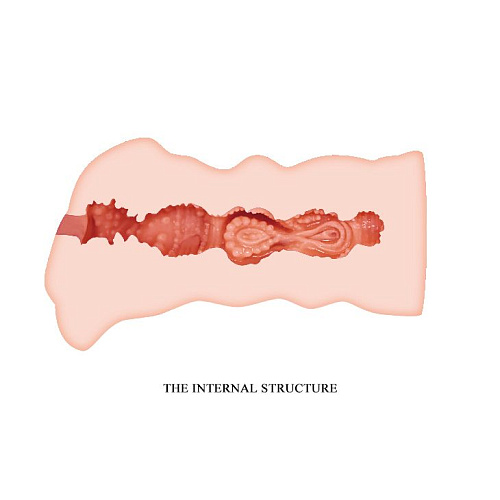 Телесный мастурбатор-вагина Baile Leila BM-009132U