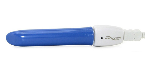 Синий перезаряжаемый вибратор We-vibe Tango Blue USB rechargeable WV011-14USB (9 см)