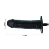 Чёрный расширяющийся вибратор Baile Bigger Joy BW-008078DAQ (15,5 см)