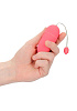Розовое гладкое виброяйцо Shots Media BV Vibrating Egg SHT024PNK (8 см)