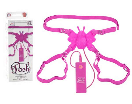 Розовая вибро-бабочка California Exotic Novelties BUTTERFLY LOVER SE-0601-85-3