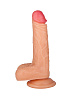Телесный фаллоимитатор на присоске Lola toys Brave 6004-01lola (17,5 см)