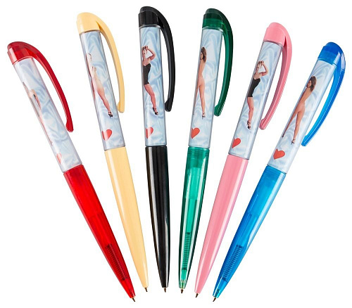 Ручка разноцветная Orion «Стриптизерша» 0775347