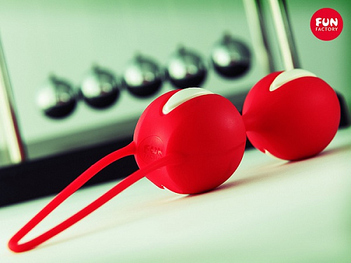 Красные вагинальные шарики Fun Factory Smartballs Duo 34135