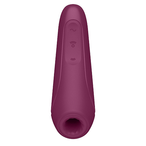 Бордовый вакуум-волновой стимулятор Satisfyer Curvy 1+ J2018-80-3