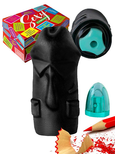 Чёрный сувенир с точилкой LOVETOY (А-Полимер) «Шеф» 920693