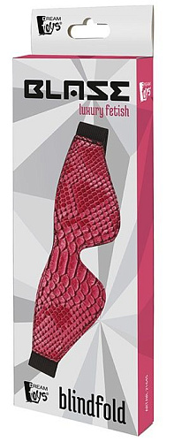 Розовая маска без прорезей Dream Toys BLINDFOLD 21645