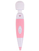 Бело-розовый, работающий от сети вибромассажёр Pixey Pixey Wand Mini Pink Edition 122-F1200 (25 см)