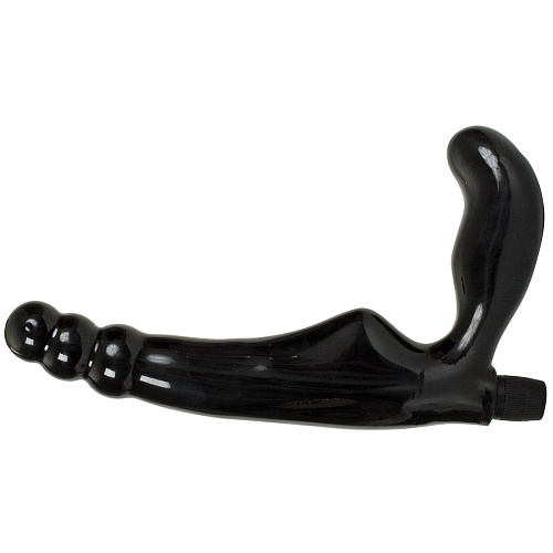 Чёрный безремневой страпон Doc Johnson Gal Pal Strap-On 6 Strapless Harness 1138-50-BX