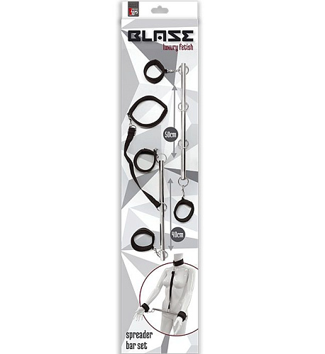 Набор металлических распорок с неопреновыми манжетами BLAZE SPREADER BAR SET Dream Toys 21341