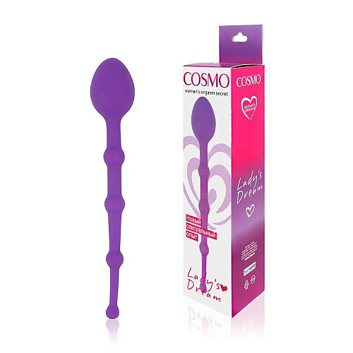 Фиолетовый стимулятор-ёлочка Bior toys Cosmo CSM-23082 (22 см)