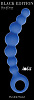 Синяя упругая анальная цепочка Lola toys Flexible Wand 4202-02Lola (18 см)