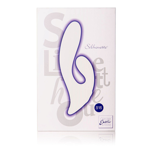 Двойной фиолетовый вибратор California Exotic Novelties Silhouette S15 SE-4593-15-3 (20 см)