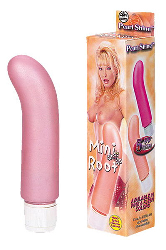 Розовый вибратор с загнутым кончиком NMC 110252 (12,7 см)