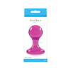 Розовая анальная пробка на присоске NS Novelties Luna Balls NSN-0502-54 (8,5 см)