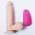 Телесный вибромассажёр на присоске LOVETOY (А-Полимер) 121420 (16 см)