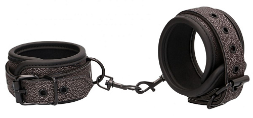 Серые поножи Shots Media BV Elegant Ankle Cuffs OU248GRY