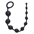 Чёрная анальная цепочка Lola toys Long Pleasure Chain 4103-03Lola (35 см)