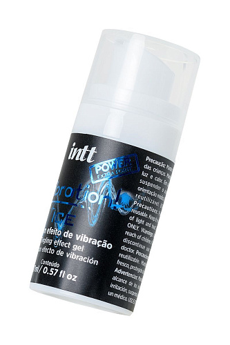 Жидкий массажный гель с охлаждающим эффектом и эффектом вибрации INTT VIBRATION Extra-strong Ice  FU33