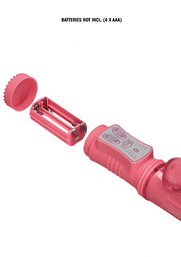 Розовый вибратор-кролик Shots Media BV Rotating Butterfly SHTO003PNK (22,8 см)