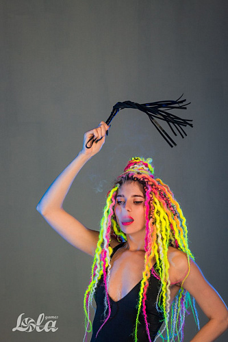 Чёрная плеть Lola toys Party Hard Risque 1118-01lola (63,5 см)