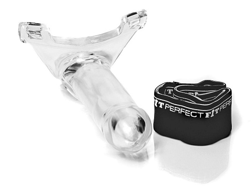 Прозрачный фаллопротез Perfect Fit Brand Perfect Fit Armour Knight XL SN-07C