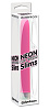 Тонкий розовый классический вибратор Pipedream Neon Luv Touch Slims PD1109-11 (14,6 см)