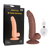Коричневый вибратор Howells SEDUCER 20 Function Spirited Dick 170309Brown (19 см)