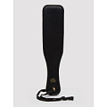 Чёрная шлёпалка Fifty Shades of Grey Bound to You Faux Leather Small Spanking Paddle FS-80140 (25,4 см)