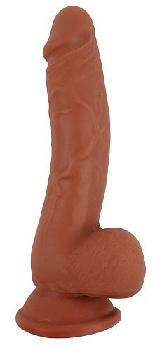 Кофейный фаллоимитатор на присоске Chisa Peotillomania CN-711773249 (19,5 см)