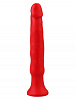 Красный анальный стимулятор без мошонки Сумерки богов 4052-23 BX DD (14 см)