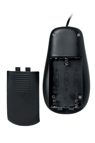 Чёрная анальная втулка с пультом D-PENG Whirlwind DP-18008 (12,2 см)