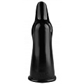 Чёрная анальная втулка в виде головы уточки Сумерки богов 1015-28 BX DD (19,5 см)