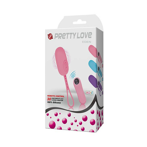 Лиловое виброяичко с 30 функциями вибрации и дистанционным управлением Baile BI-014271