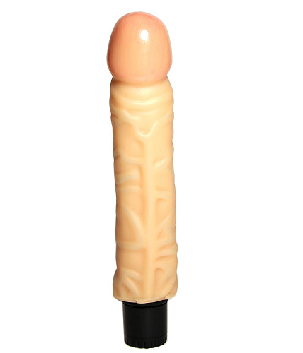 Вибромассажёр-реалистик в коробке телесного цвета Сумерки богов №24 202-24 BX SB (16,5 см)