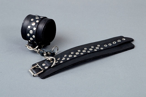 Чёрные поножи на мягкой подкладке Подиум Р254