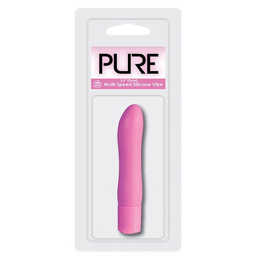Фиолетовый вибромассажёр NMC PURE 3.5INCH VIBRATOR PURPLE 111650 (9 см)
