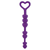 Анальная цепочка фиолетового цвета California Exotic Novelties Lia Love Beads SE-4560-03-3
