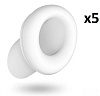 Набор из 5 белых сменных насадок Satisfyer J2018-7-c (для Satisfyer 2)
